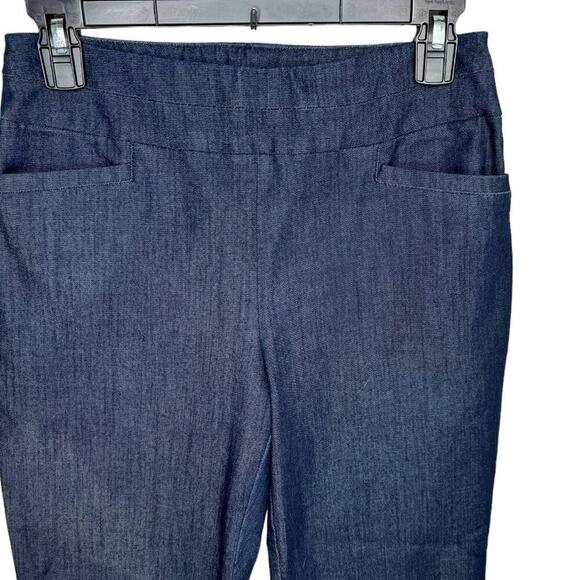 NYC Soft Stretchy Trouser Jeans Dark Rinse P XS - Picture 2 of 4